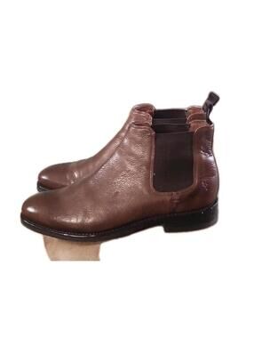 Mens Frye Ben Leather Chelsea Boot Redwood Size 8.5